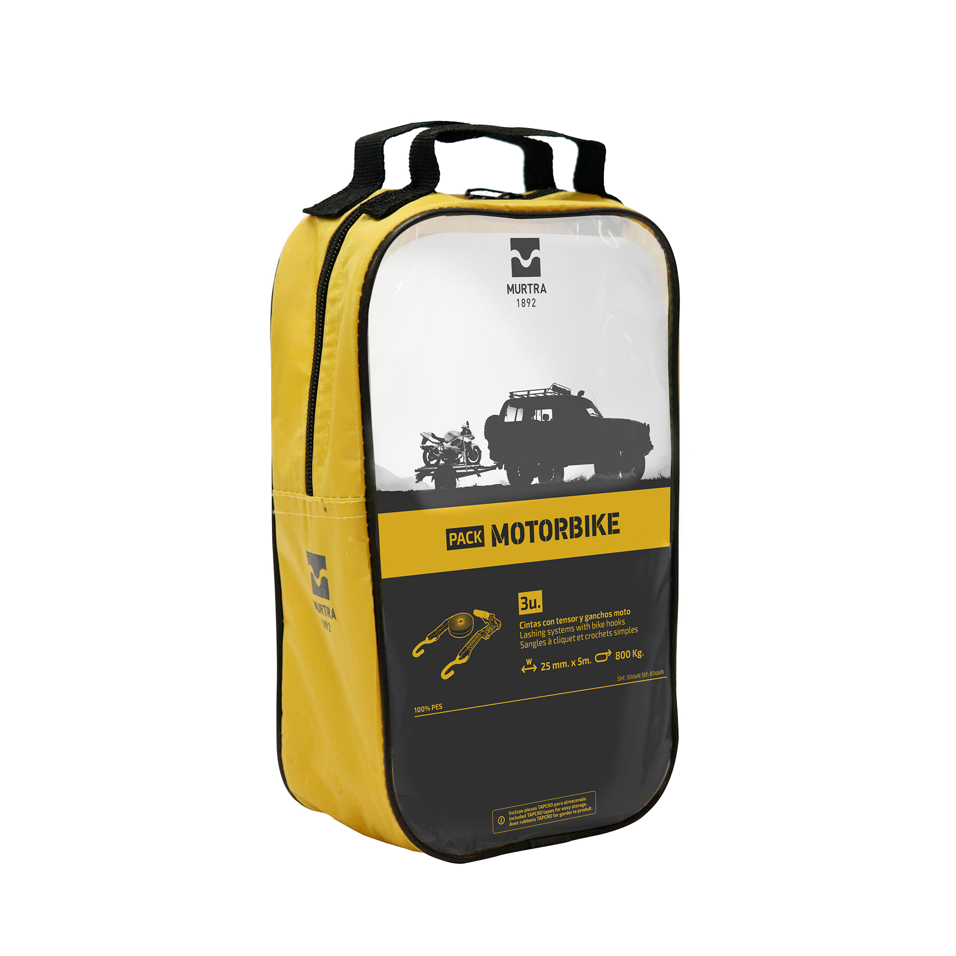 Lote Cinta De Amarres Para Reboque Moto