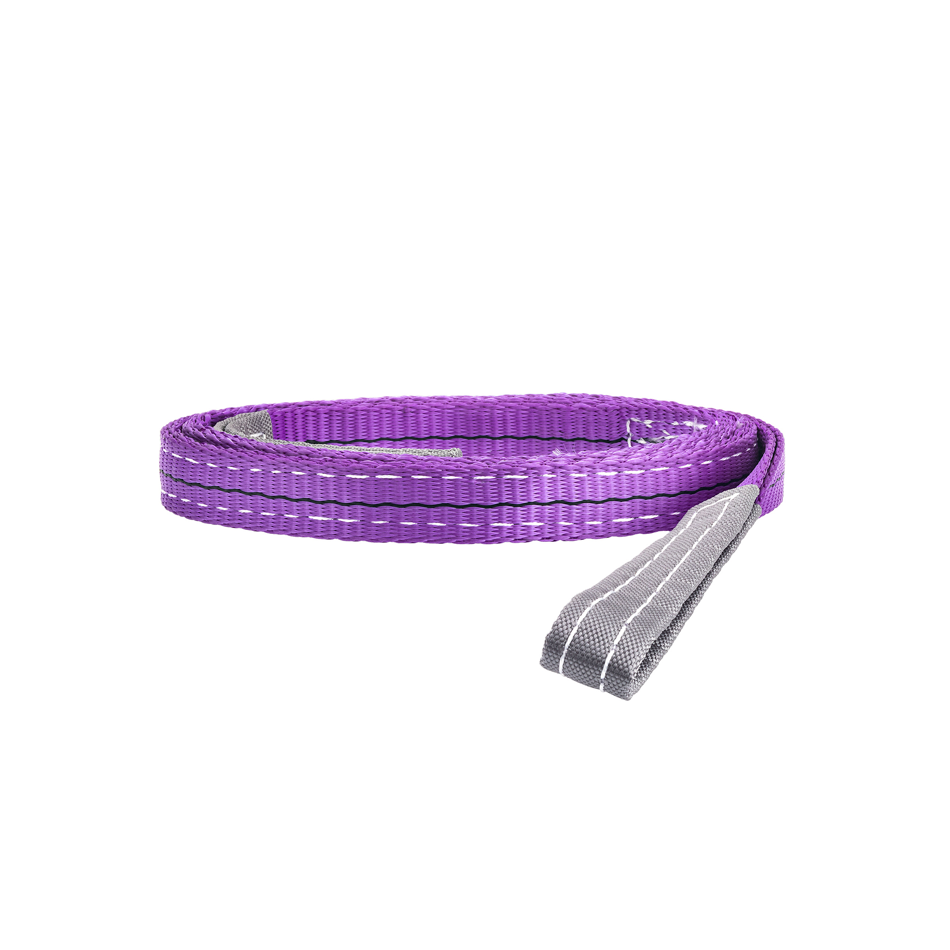 Cinta Elevação Roxa Plana Dupla Espessur 1000KG 2M