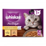 Alimento Hmido Gato Casse Peixe 4X85 G WHISKAS