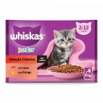 Alimento Hmido Para Gatinho Carne 4X85 G WHISKAS