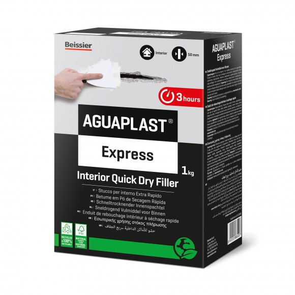 Massa em p Express 1KG AGUAPLAST