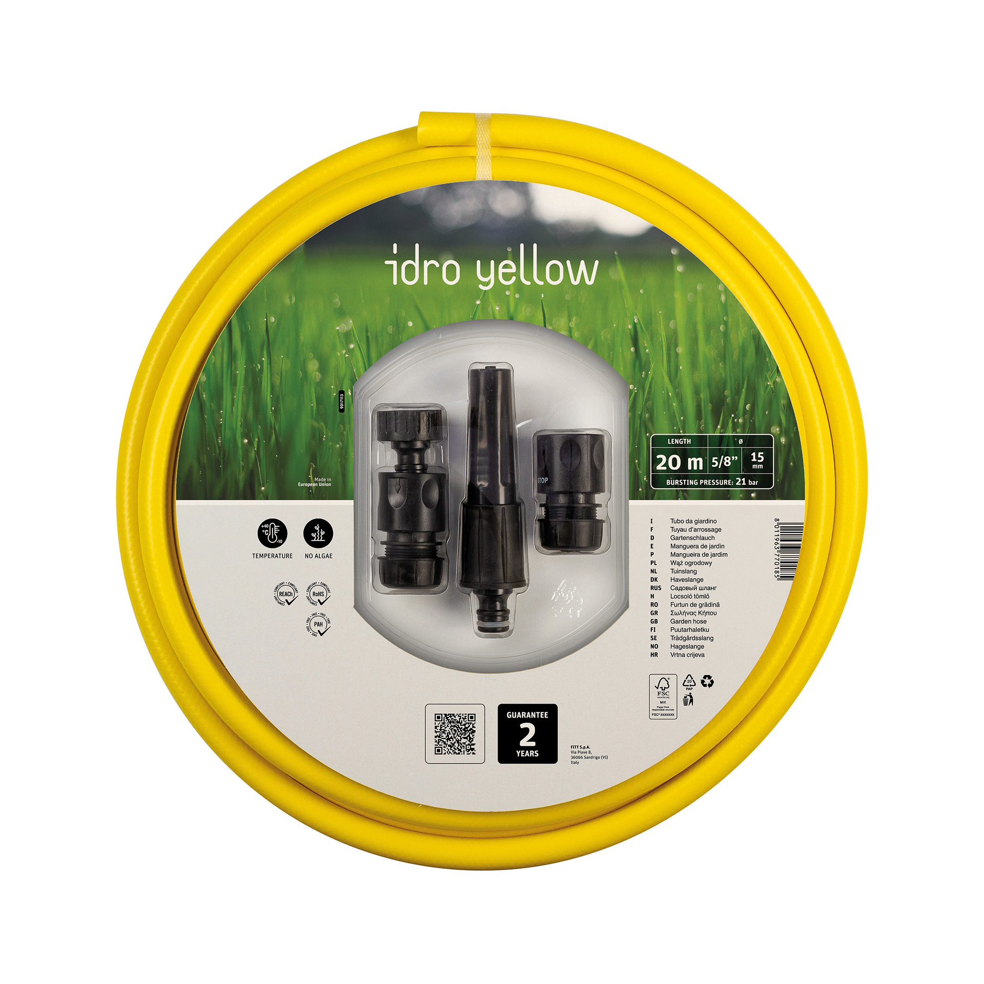 Kit Idro Yellow 15 MM 20 M FITT