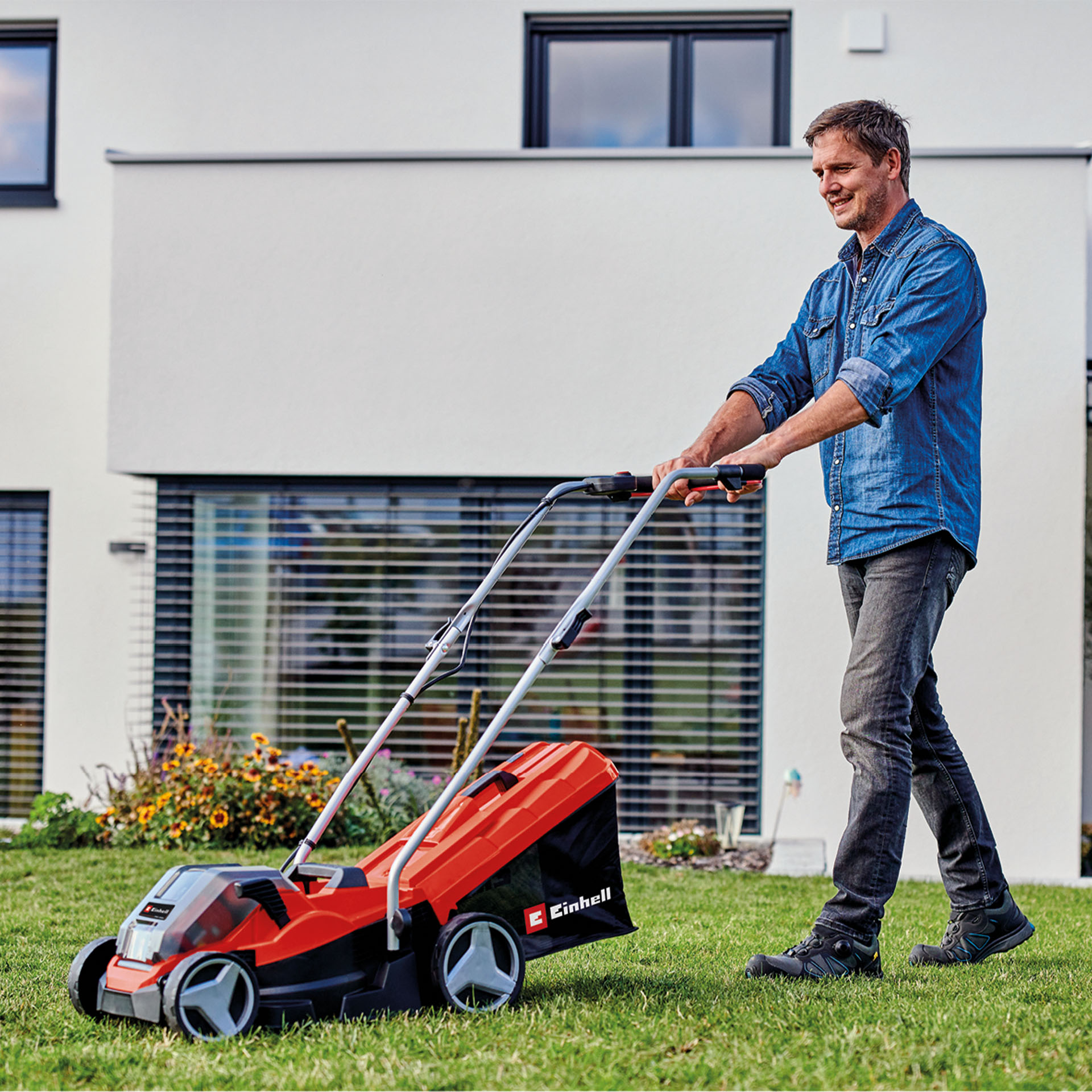 Corta Relvas Sem Fio A Bateria GE-CM 36/33 EINHELL