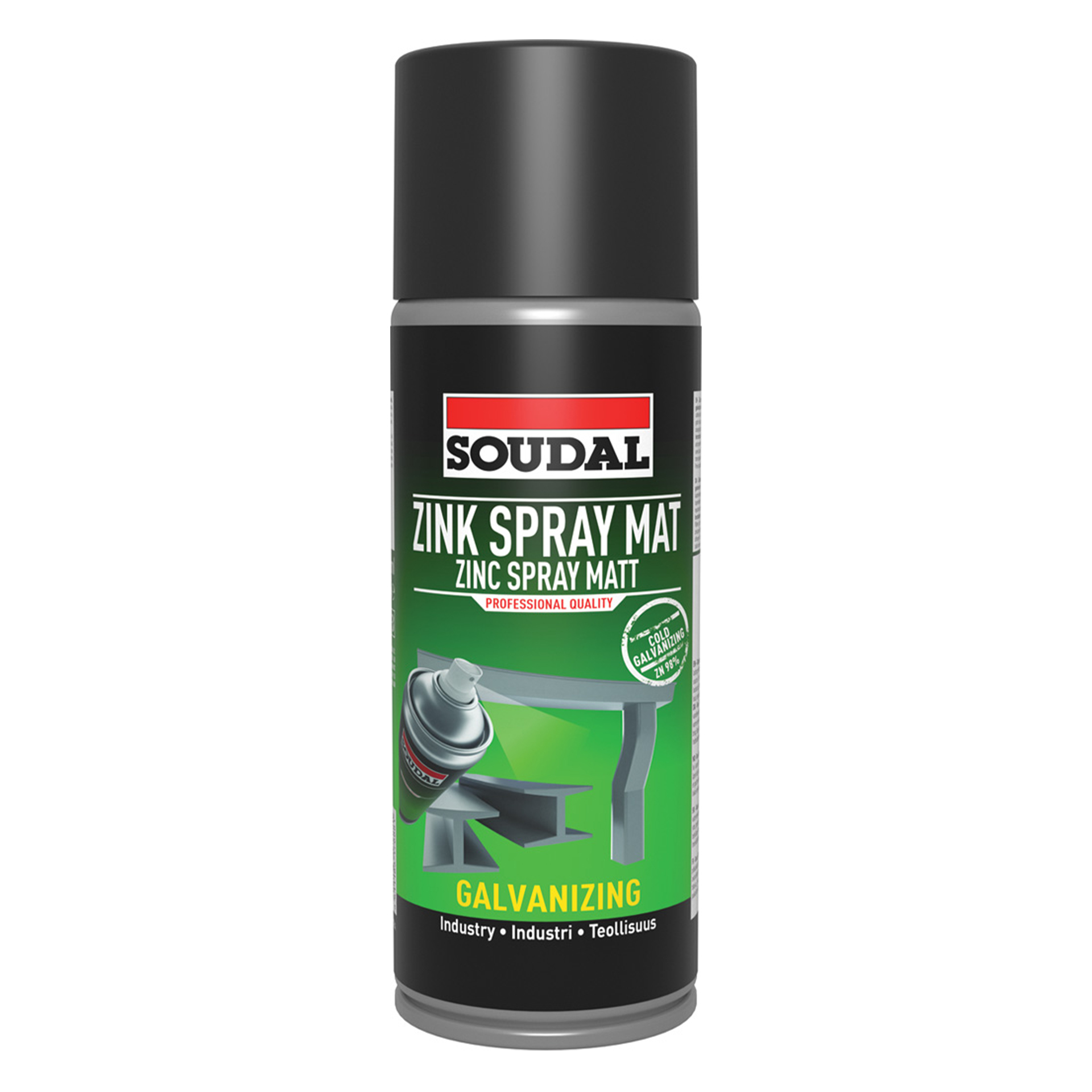 Srpray Zinco Mate 400 ML SOUDAL