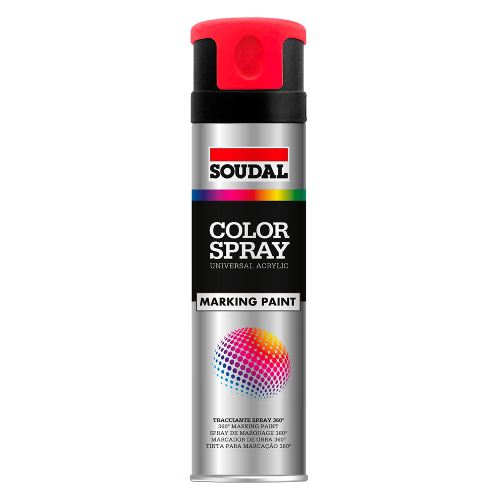 Spray Pintura Marking Paint Branco 400 ML SOUDAL