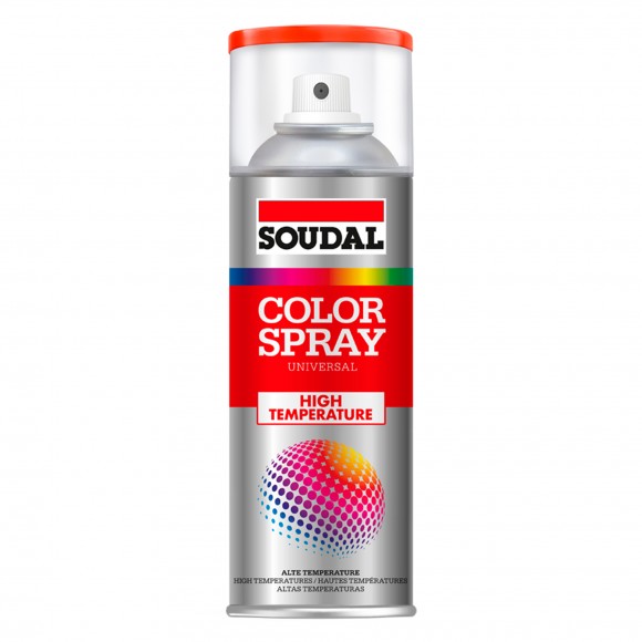 Spray Altas Temperaturas Cinza 400 ML SOUDAL