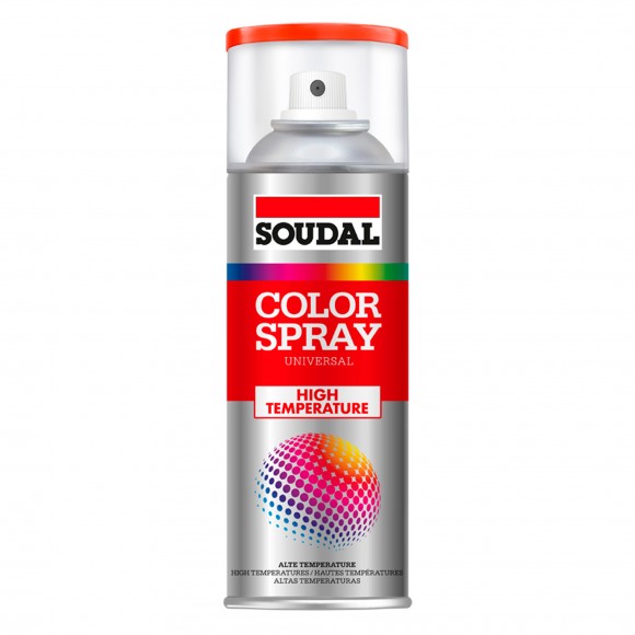 Spray Altas Temperaturas Preto Mate 400 ML SOUDAL