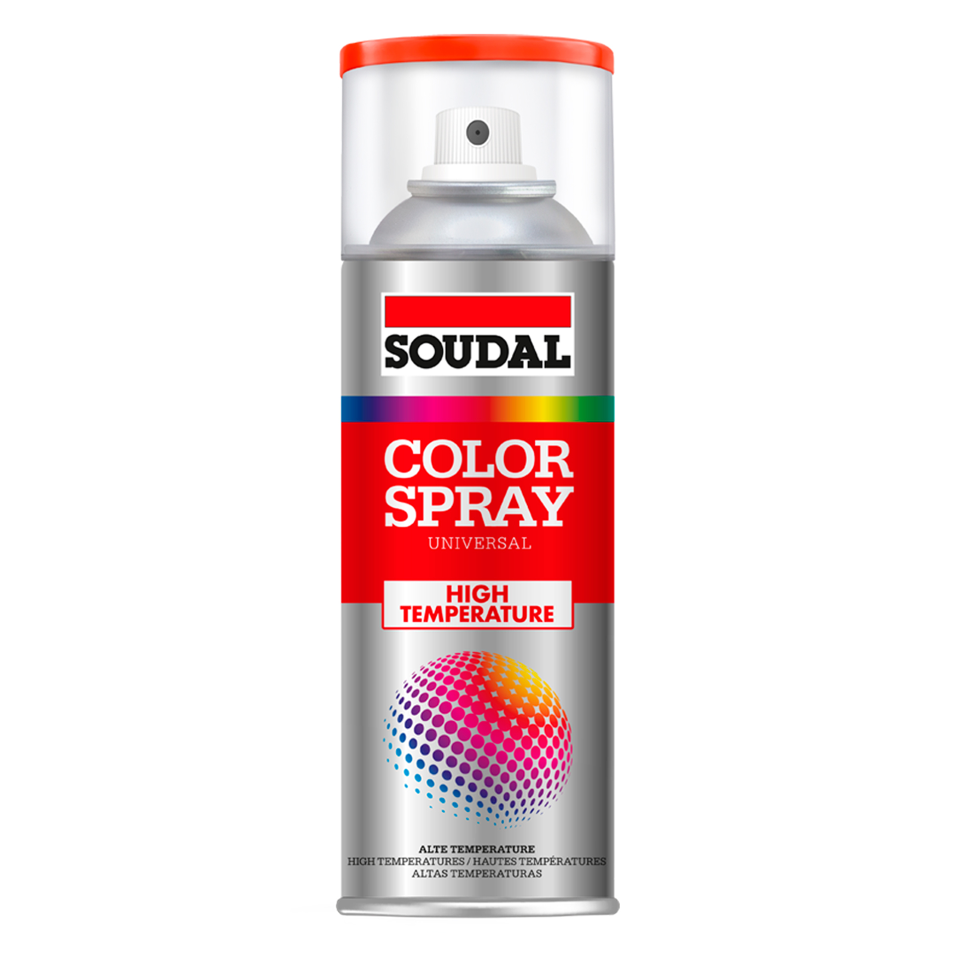 Spray Altas Temperaturas Preto Mate 400 ML SOUDAL