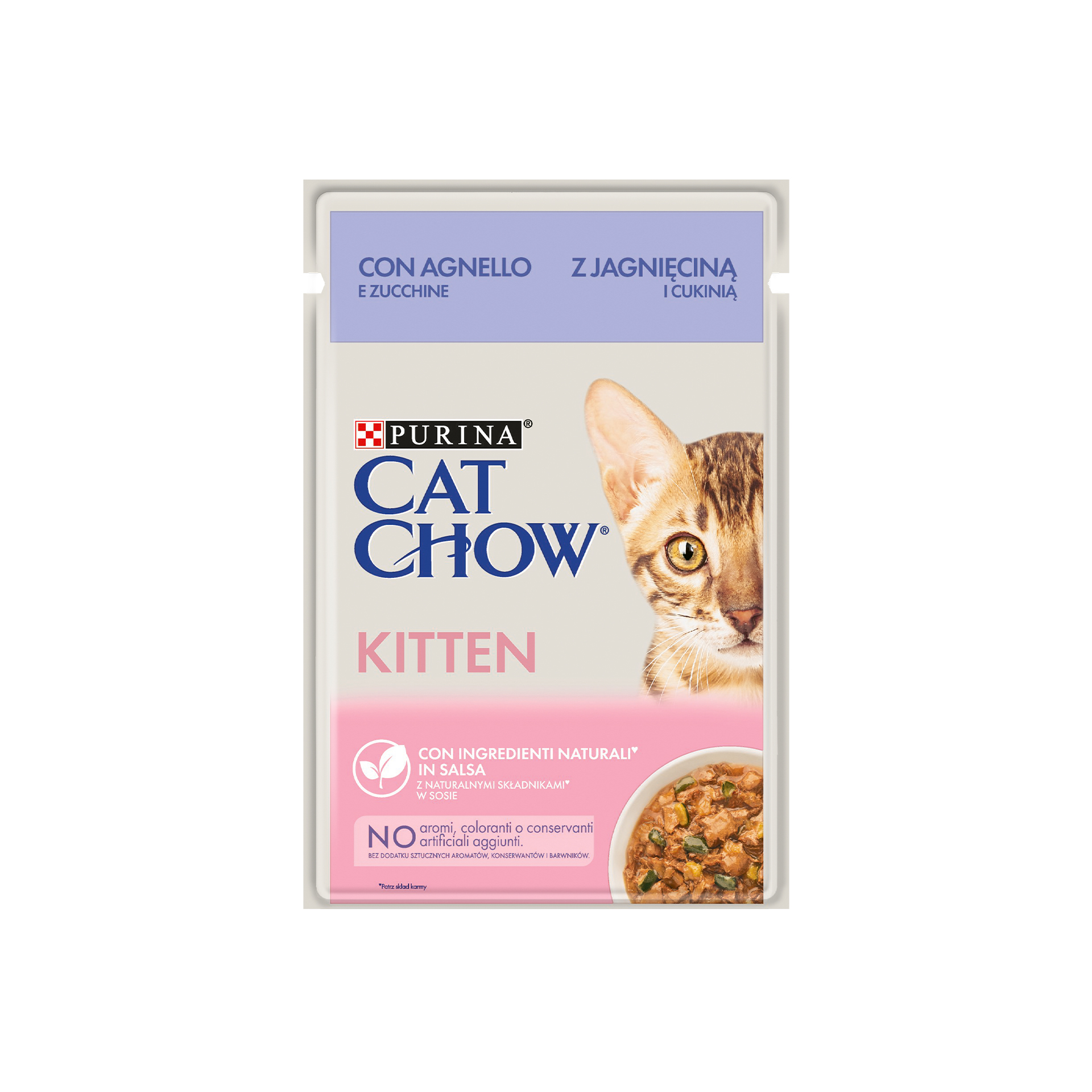 Alimento Húmido Gato Júnior Borrego 85 G CATCHOW