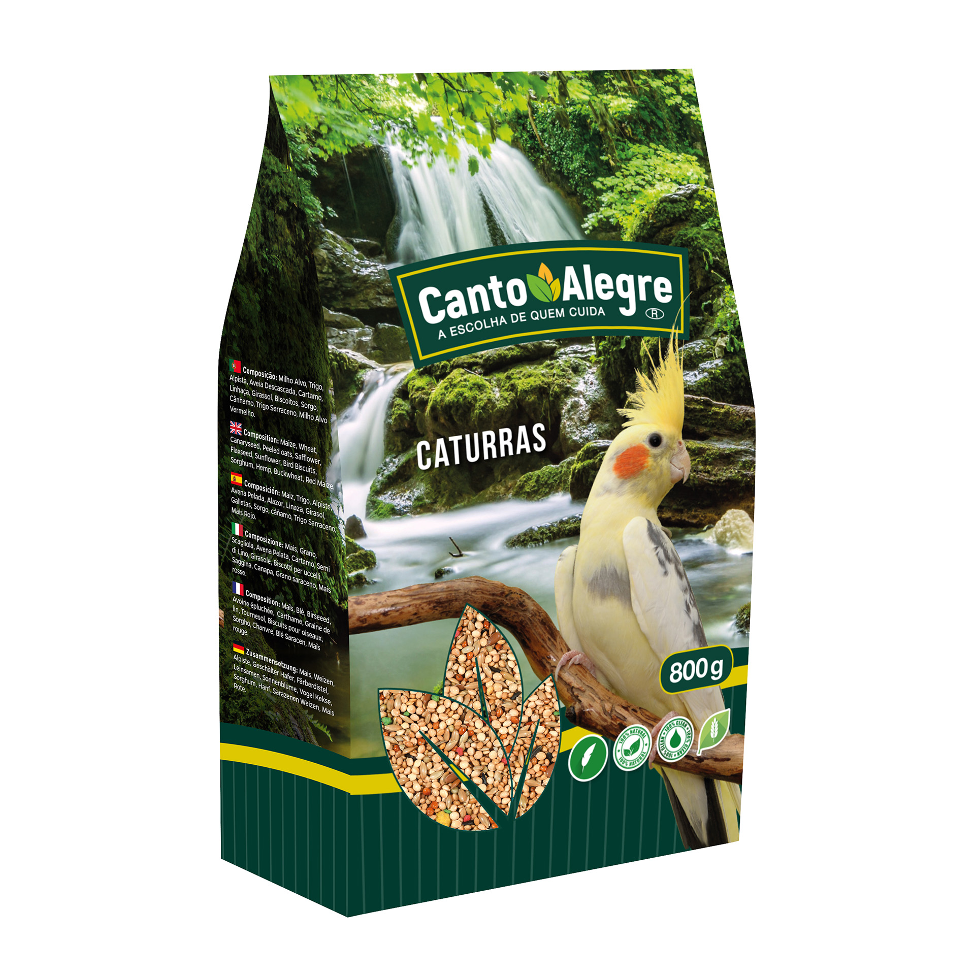 ALIMENTO PARA CATURRAS CLASSIC 0,8 KG