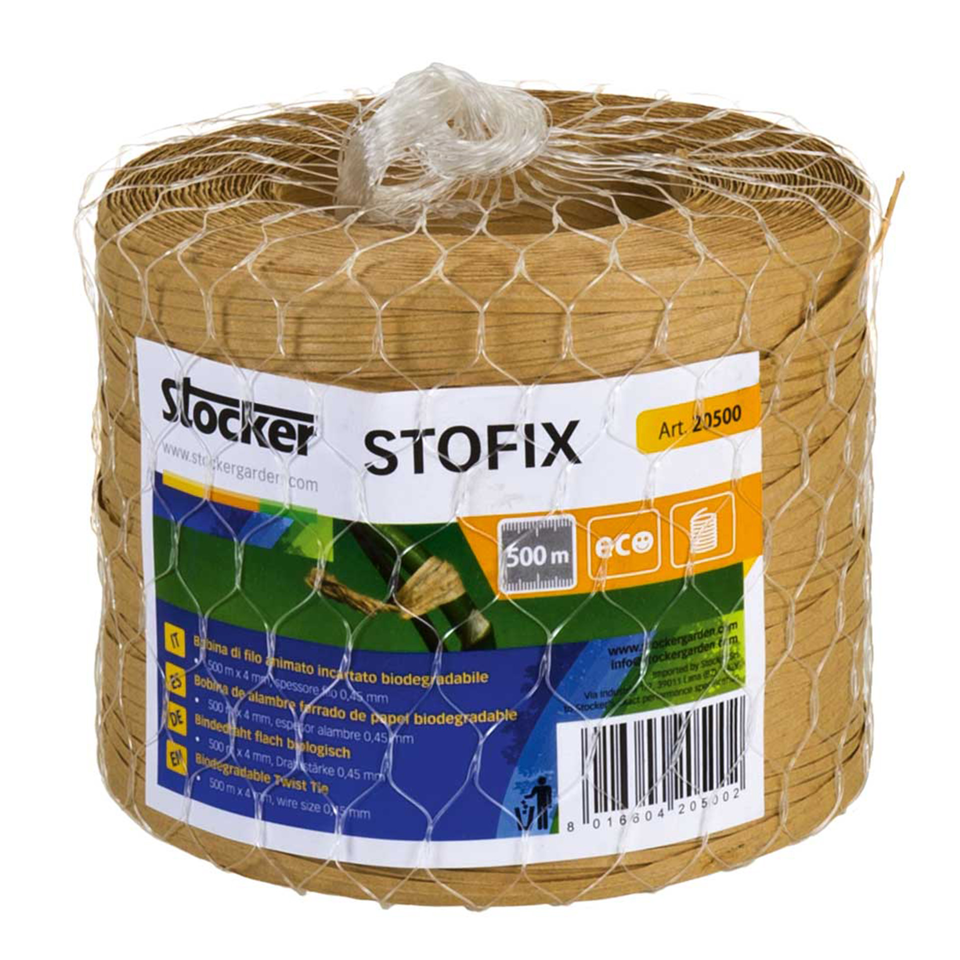 Fio de Atar Biodegradável 500 M X 0,45 MM STOCKER