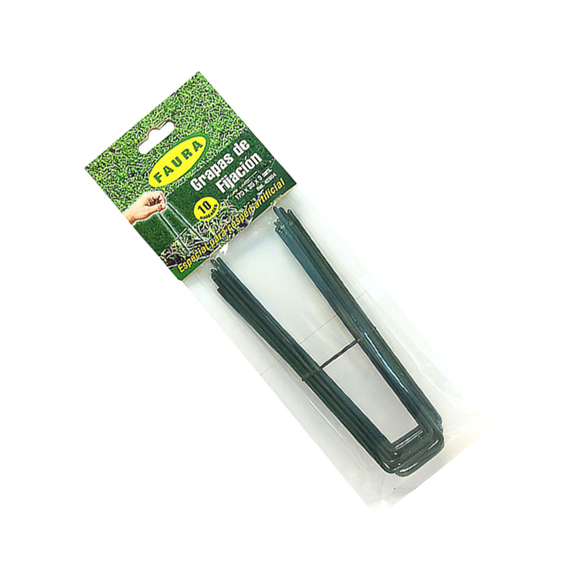 Fi xsol 10 Agrafos De Metal 17X3,5 CM FAURA