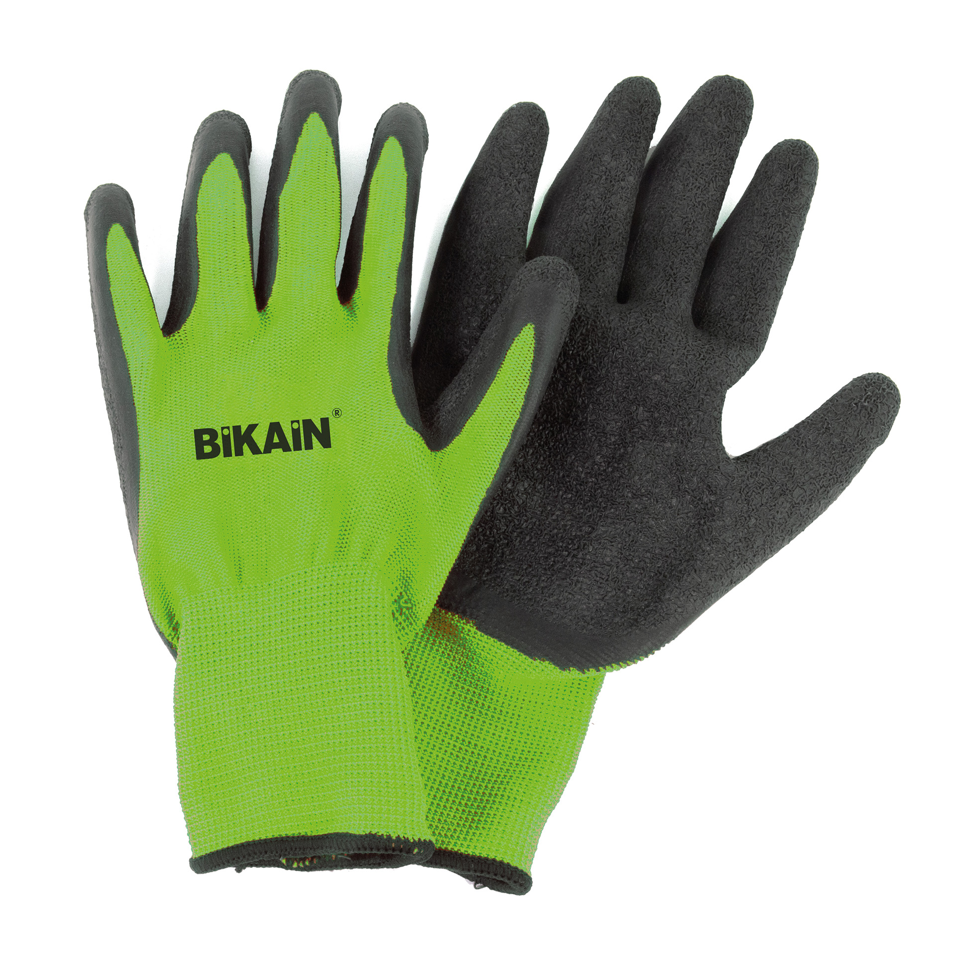 Luva De Jardim em Poliester e Latex Verde T7