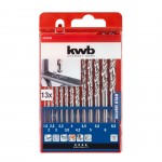 Conj 13UN Brocas HSS-G 1,5-6,5 KWB Conj 13UN Brocas HSS-G 1,5-6,5 KWB