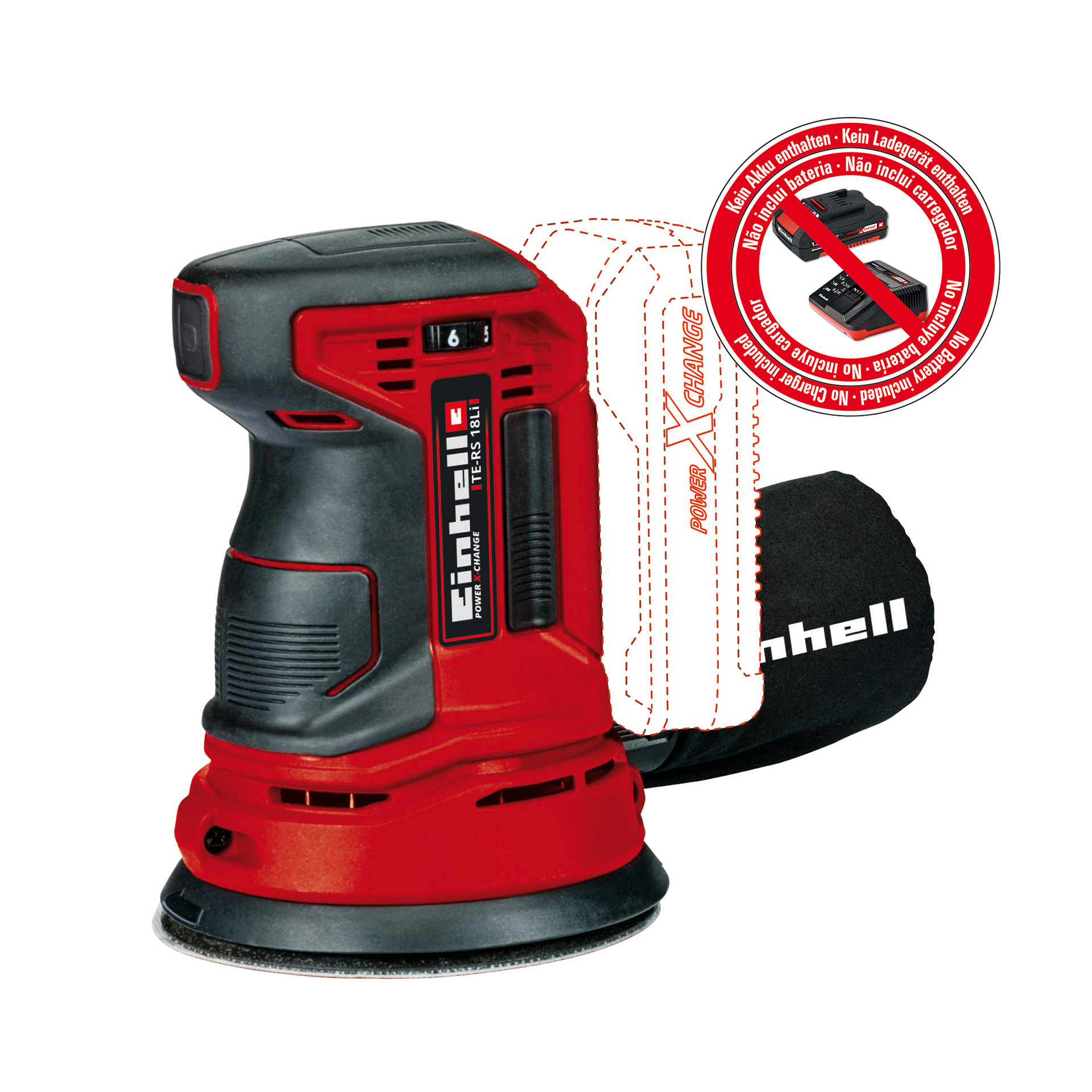 Lixadora rotativa S/fio TE-RS EINHELL