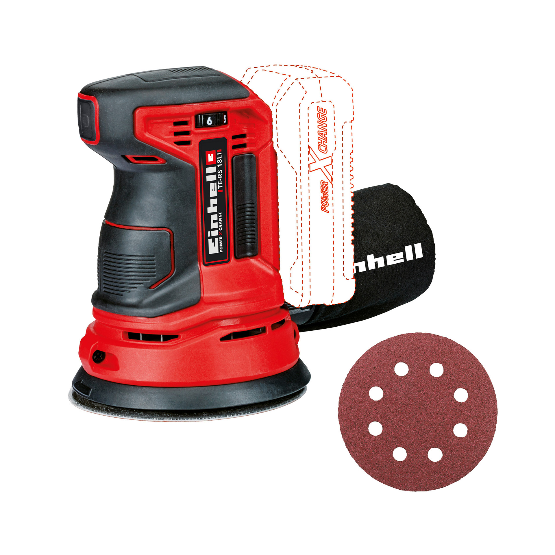 Lixadora rotativa S/fio TE-RS EINHELL