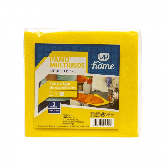 PANO MULTIUSOS AMARELO 3 UN