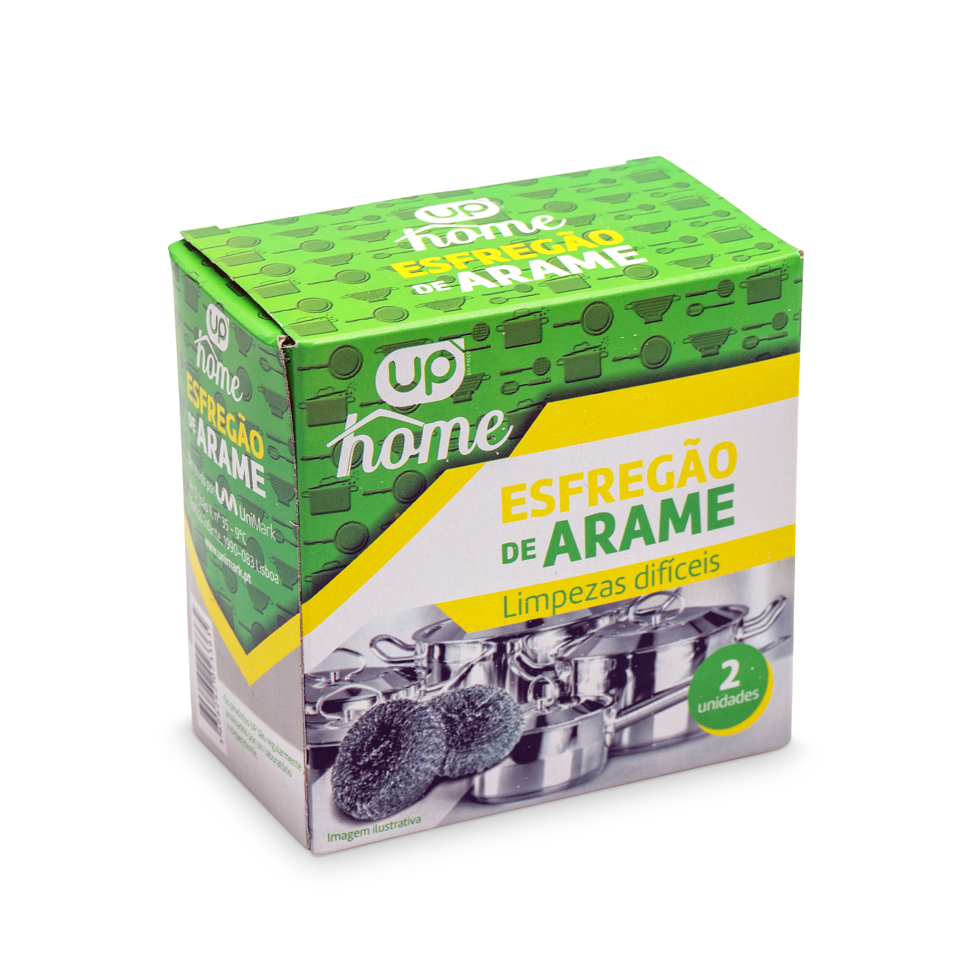 Esfregão De Arame 2 UN UP