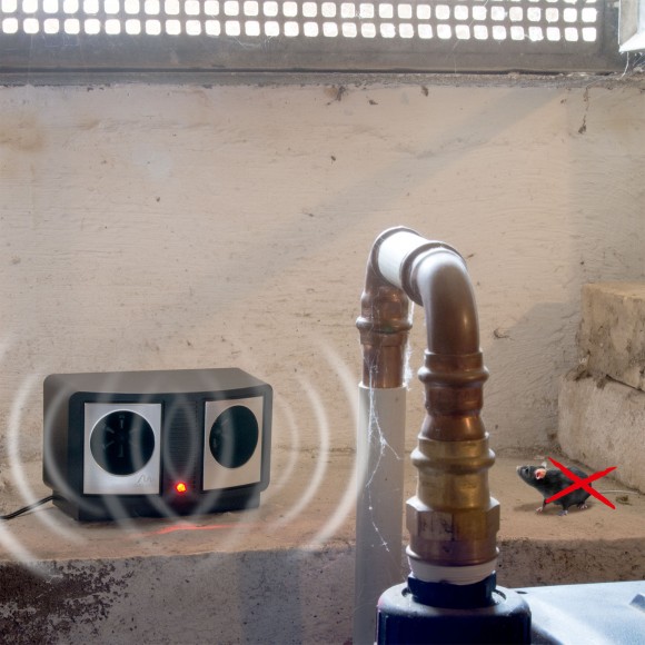 REPELENTE ULTRASNICO AFASTA RASTEJANTES 250M2