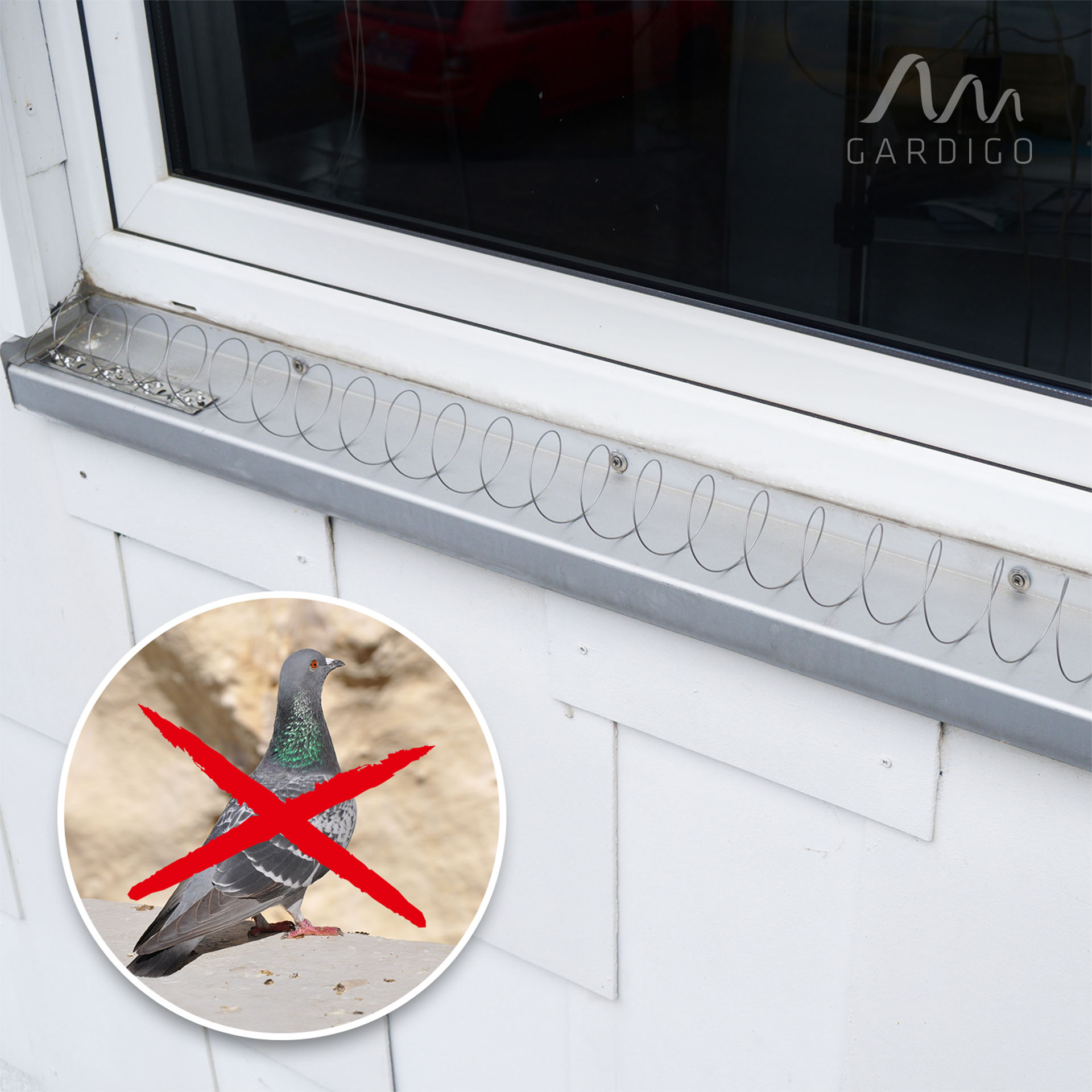 BARREIRA ESPIRAL PARA PÁSSAROS 240-500CM