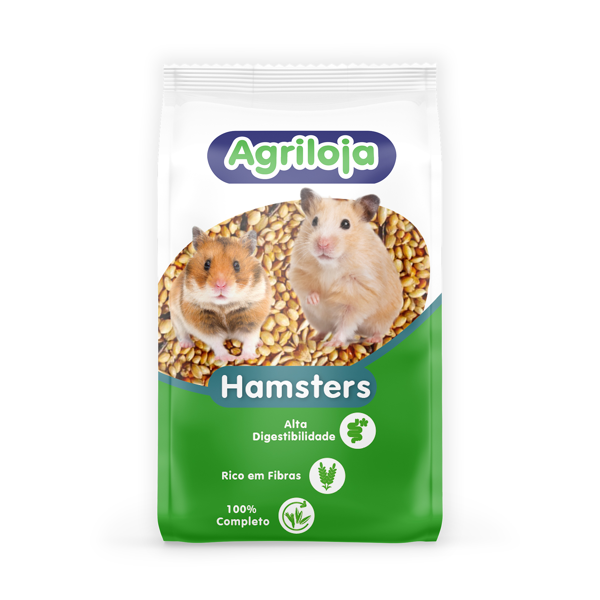 Alimento P/Hamster Mistura 1 KG AGRILOJA