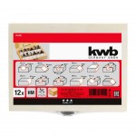 Kit 12 Fresas Sortidas 8MM KWB Kit 12 Fresas Sortidas 8MM KWB