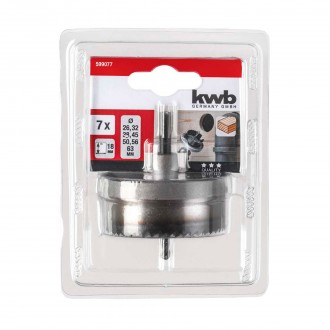 Broca campana 7 Serras 25-63MM KWB