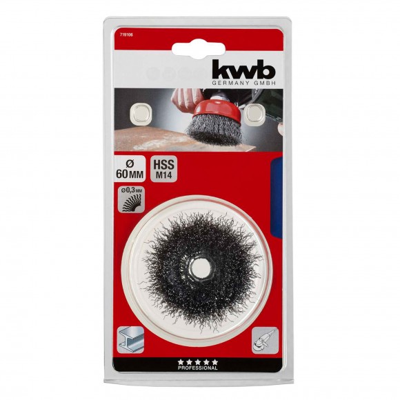 Escova AGGR-FLEX 60 MM M14 KWB Escova AGGR-FLEX 60 MM M14 KWB