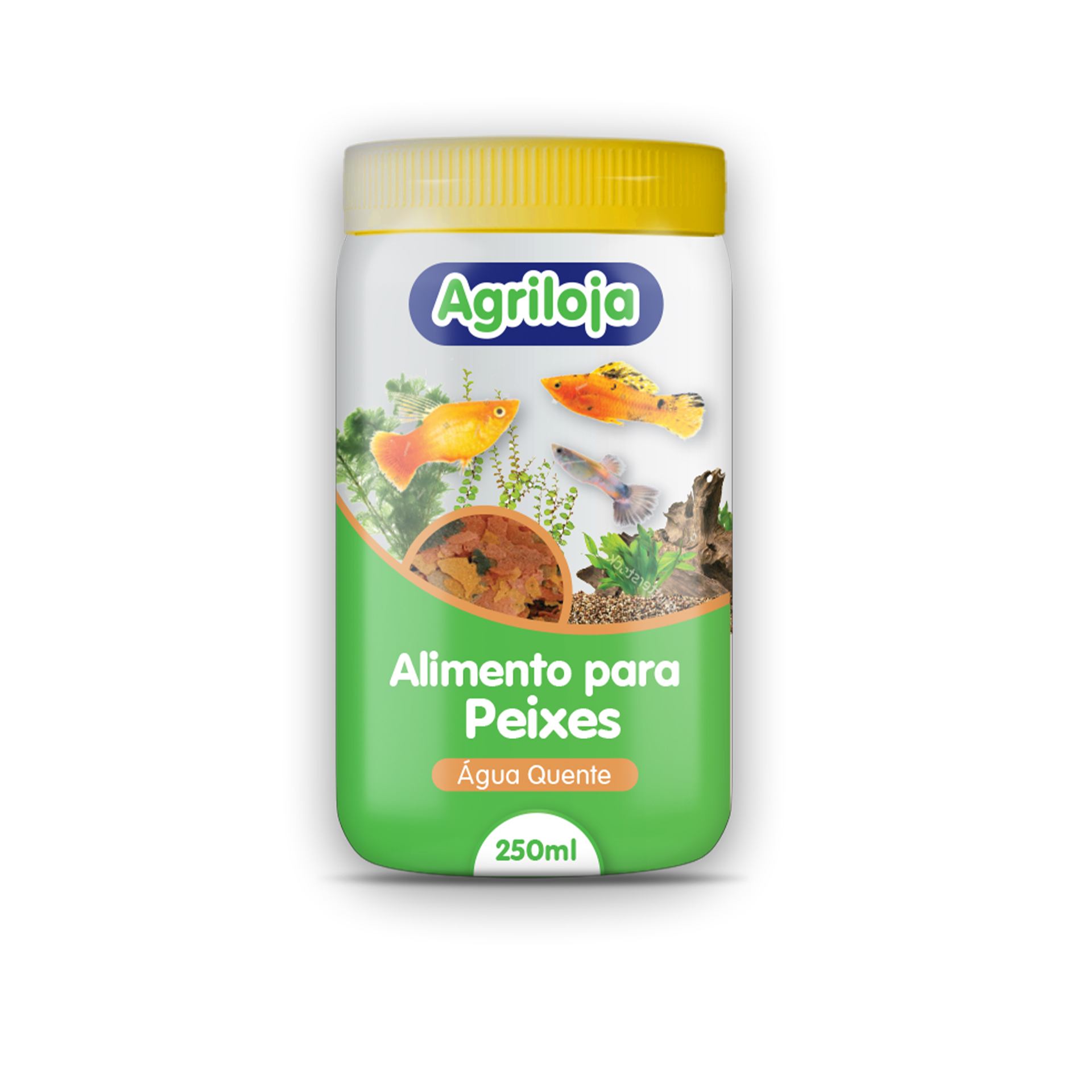 Alimento P/Peixe Água Quente 250 ML AGRILOJA