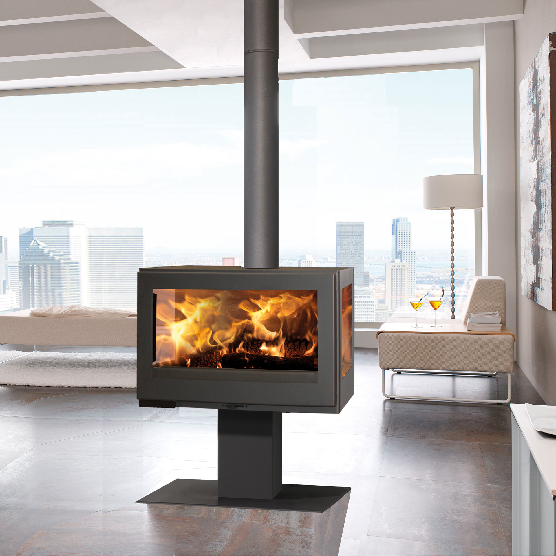 Salamandra lenha Harmonie 3V PANADERO