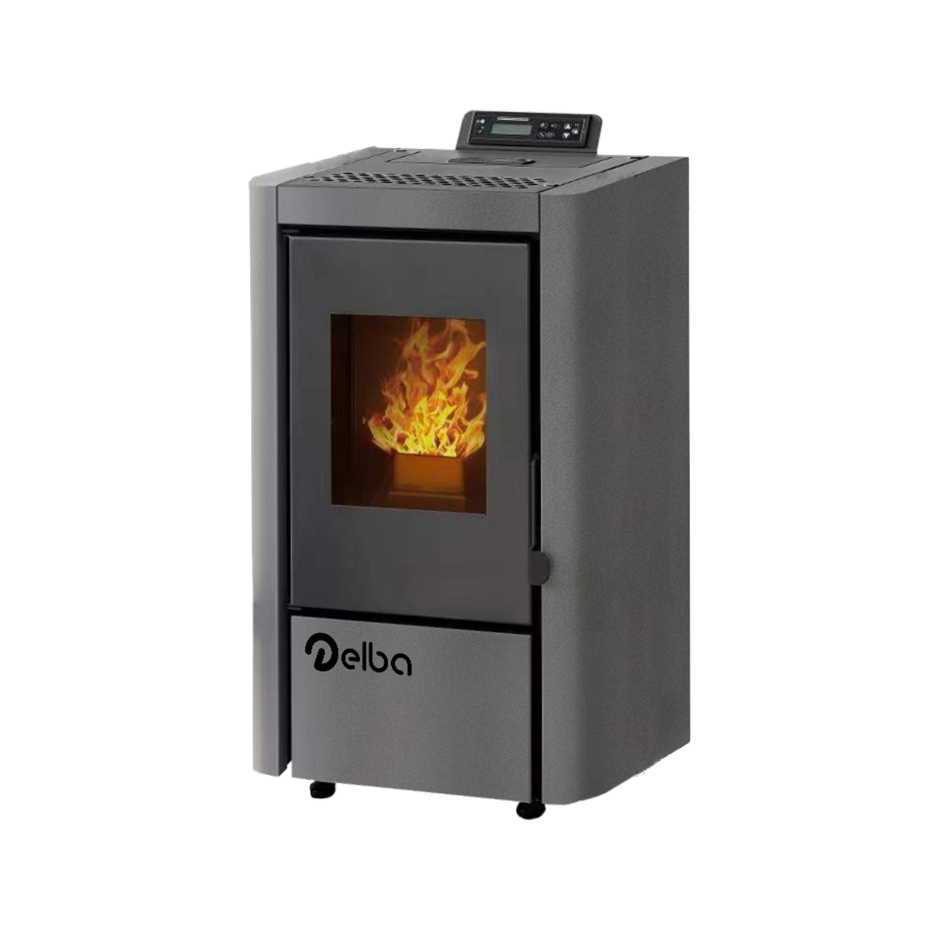 Salamandra a Pellets Capri 6KW Cinzenta