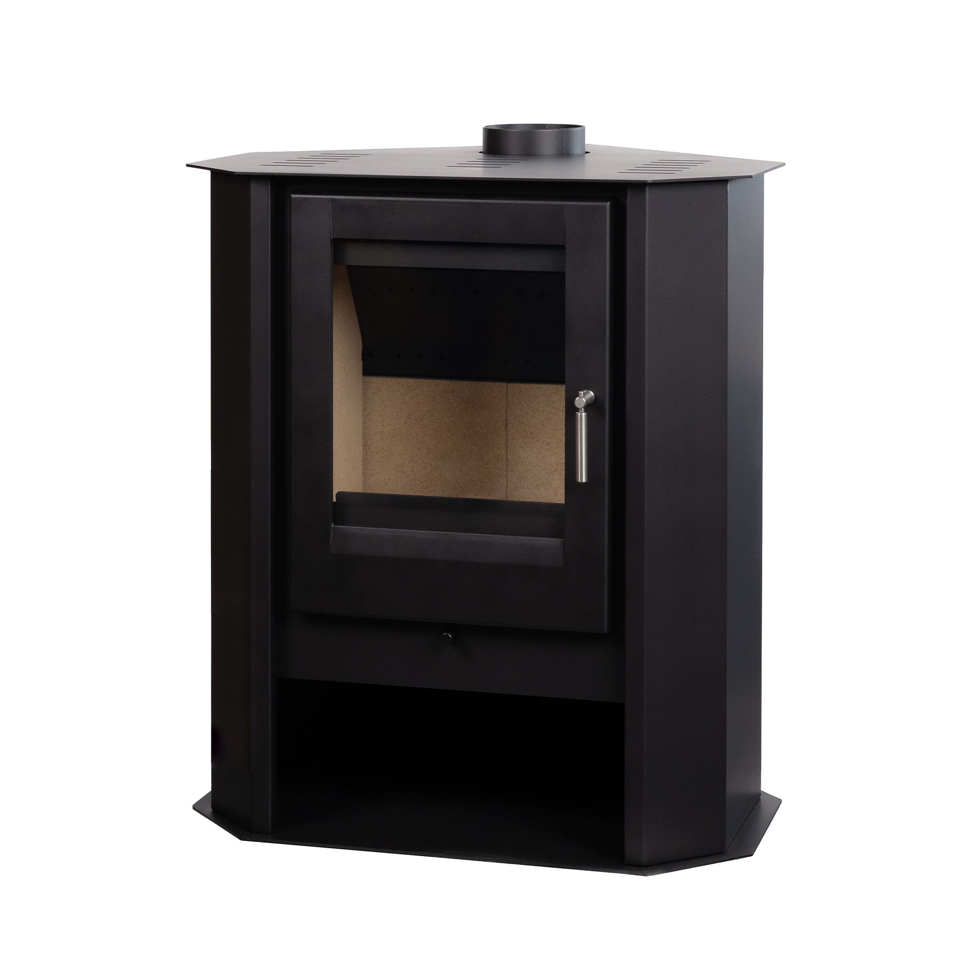 SALAMANDRA LENHA CANTO AÇO