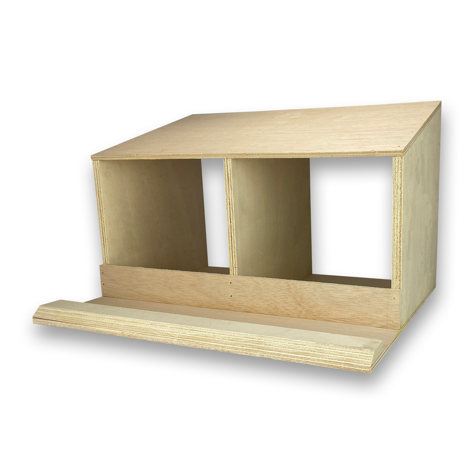 Ninho Madeira p/ Galinhas Duplo