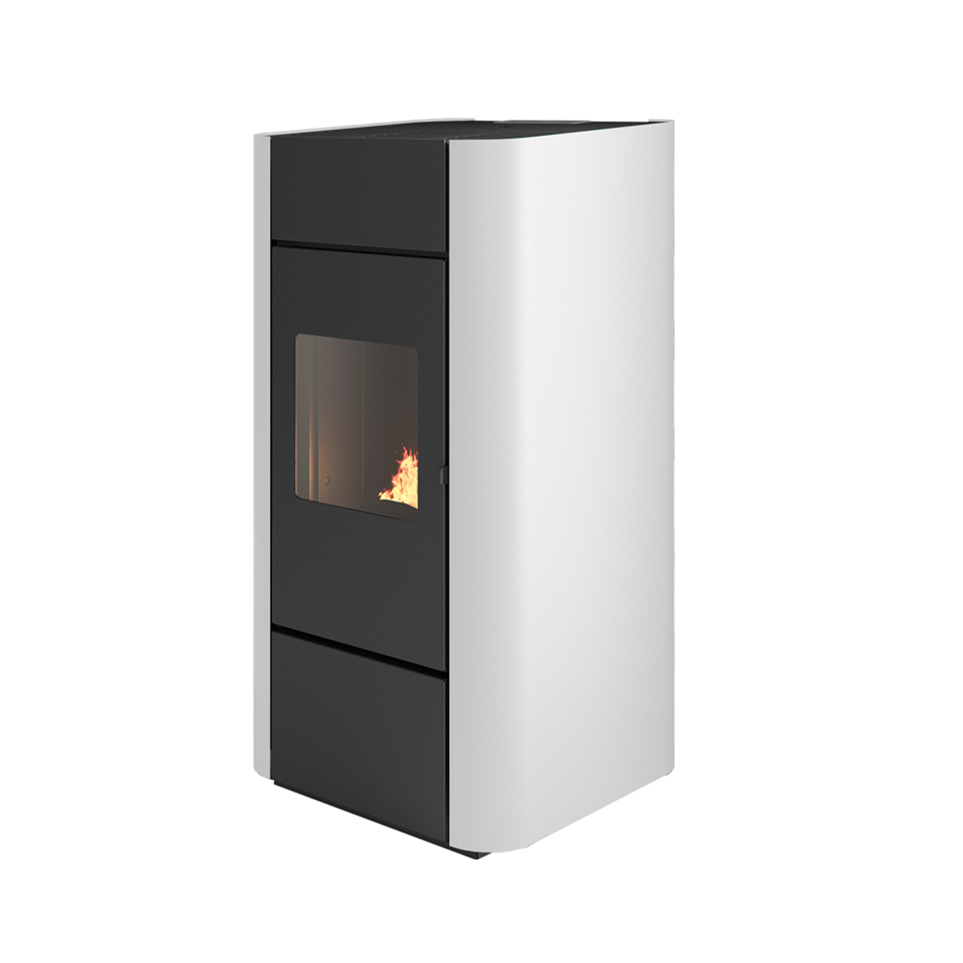 Salamandra pellets 10KW branca