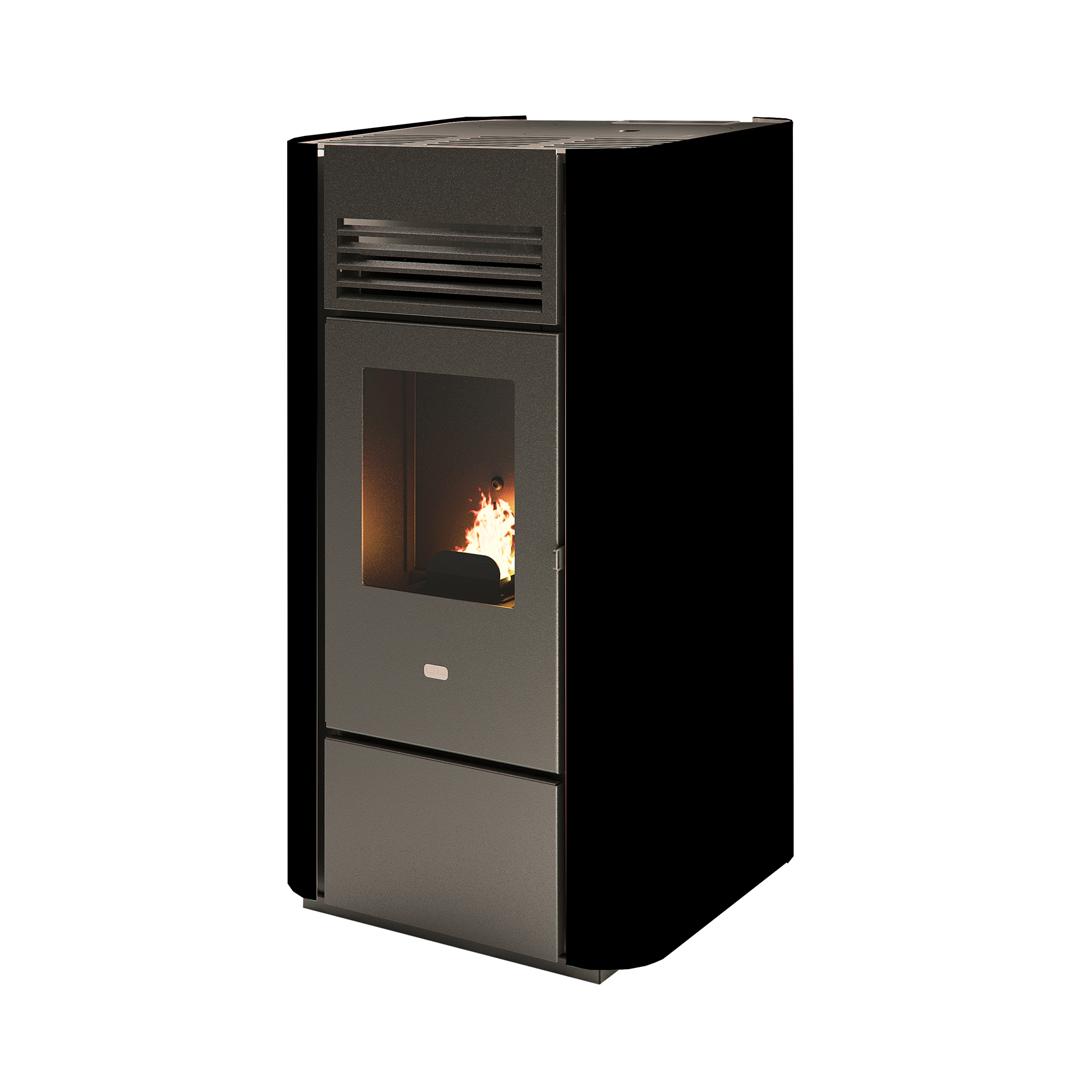 Salamandra pellets 9KW preto