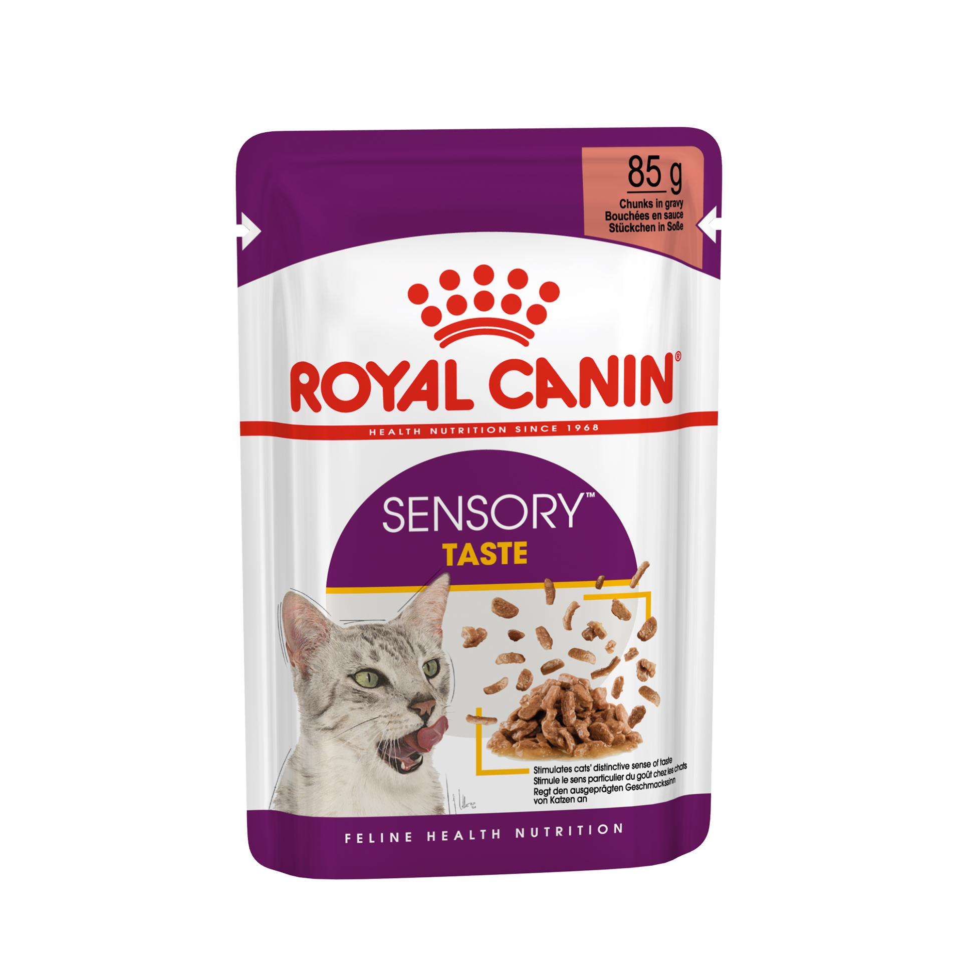 ALIMENTO HÚMIDO PARA GATO SENSORY TASTE GRAVY 85 G