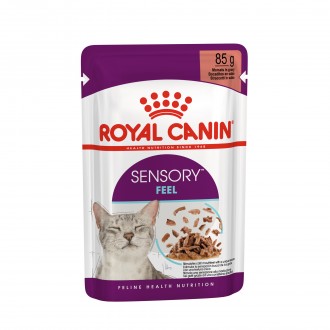 ALIMENTO HMIDO P/GATO SENSORY FEEL GRAVY 85 G