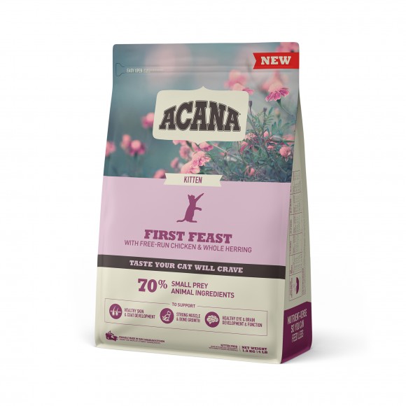 ALIMENTO SECO GATINHO FIRST FEAST FRANGO 1,8 KG