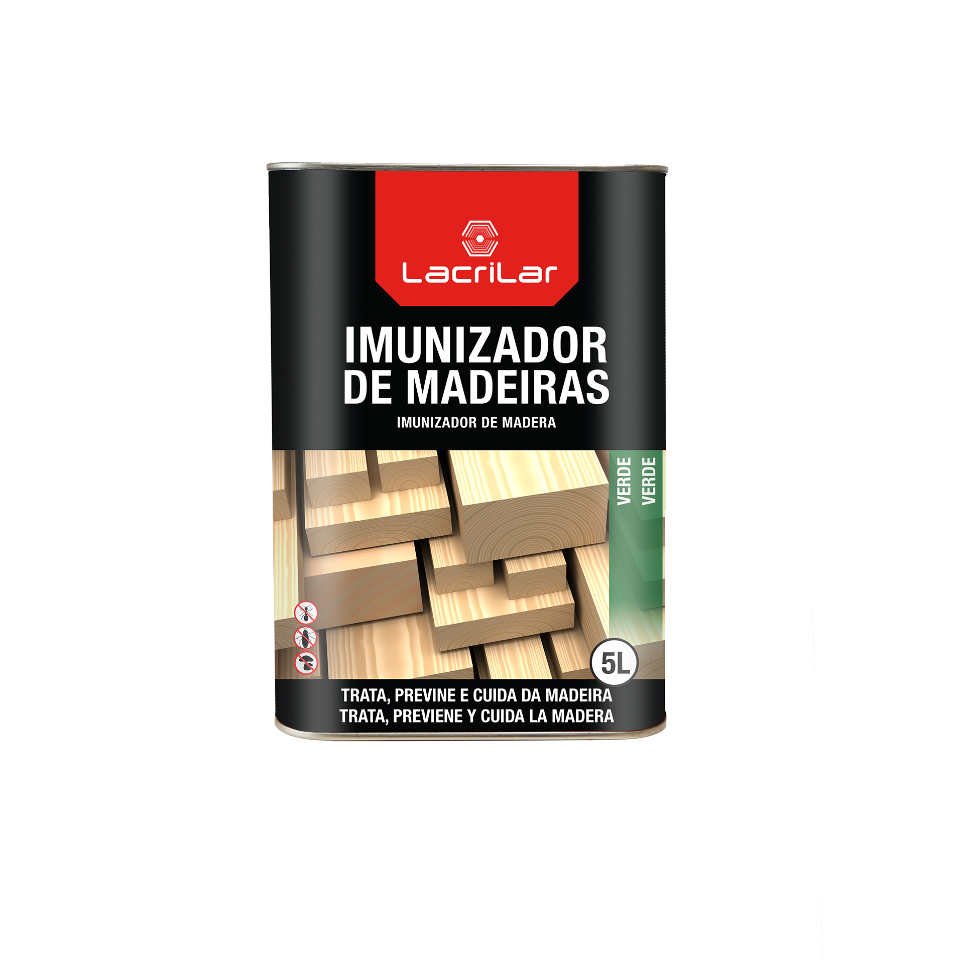 Tratamento Madeira Verde Lacrilar 5LT