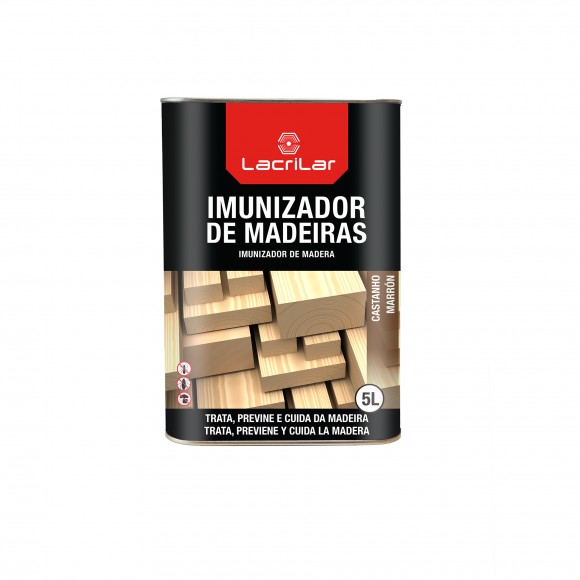 Tratamento Madeira Castanho Lacrilar 5LT Tratamento Madeira Castanho Lacrilar 5LT