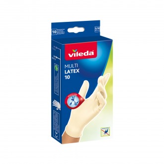 Luvas Descartveis Multiusos P/M 10 UN VILEDA