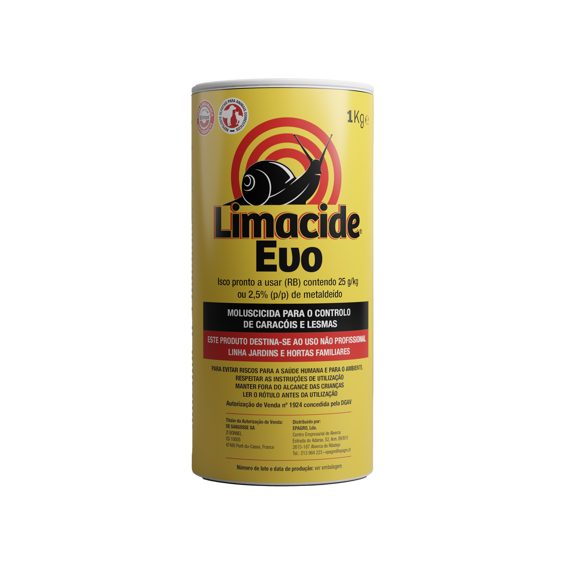 Moluscicida Evo 1 KG LIMACIDE