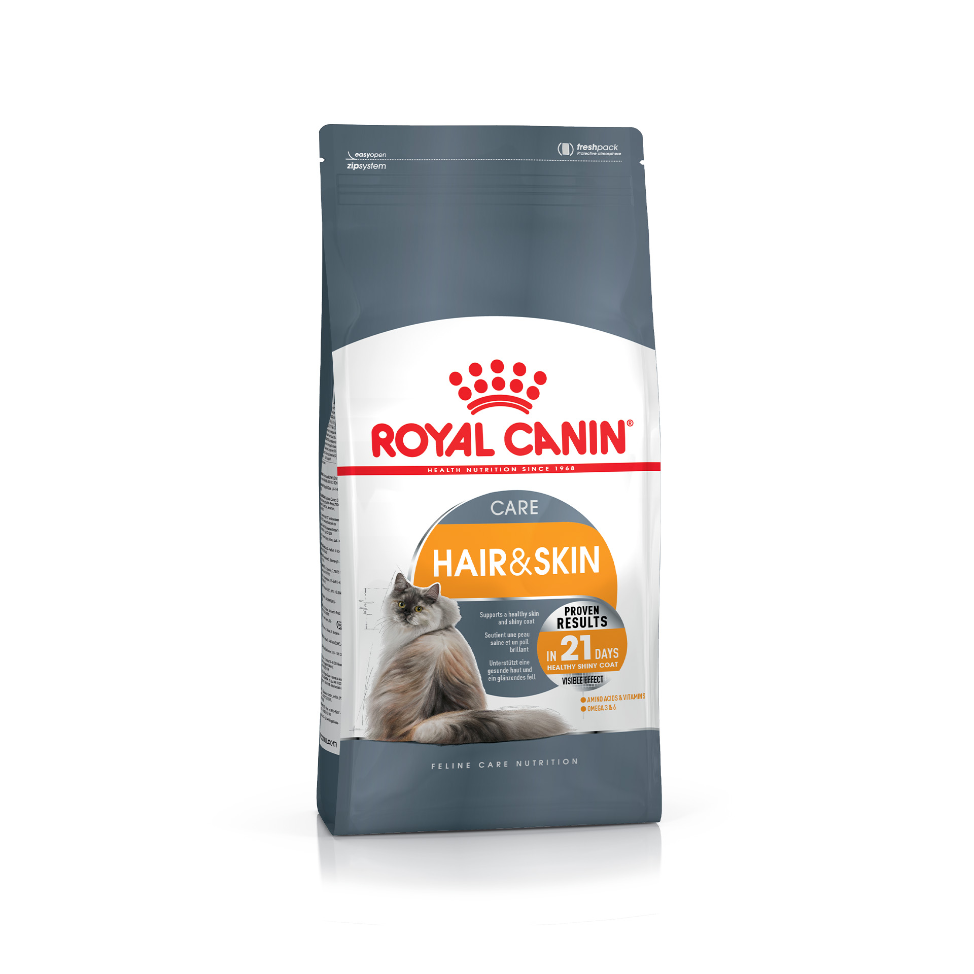 Alimento Gato Hair & Skin 4 KG ROYAL CANIN