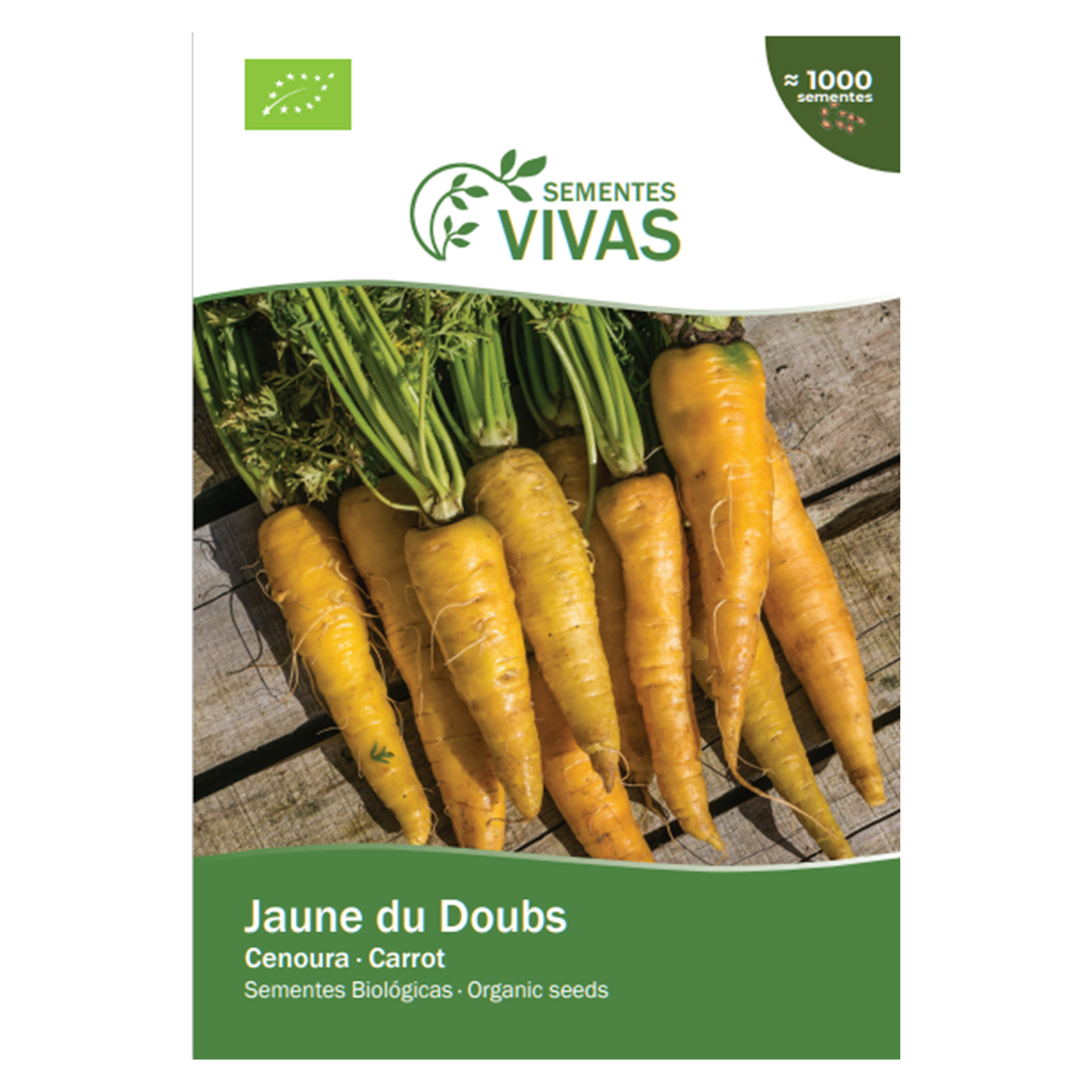 Cenoura Jaune Du Doubs 2 G SEMENTES VIVAS
