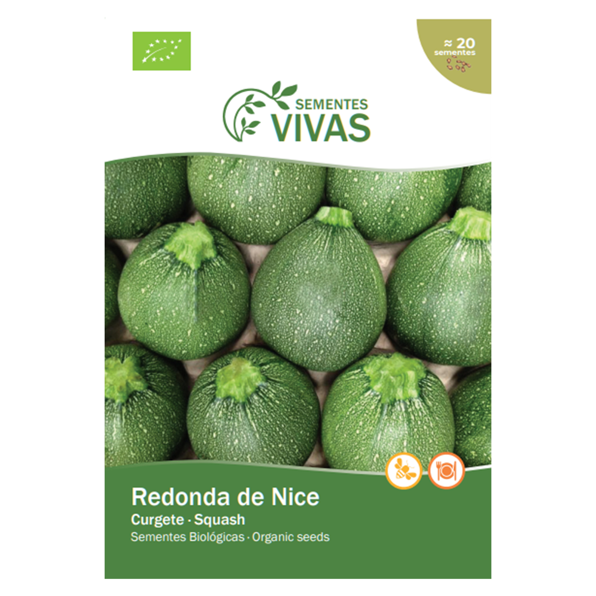 Curgete Di Nizza 4 G SEMENTES VIVAS