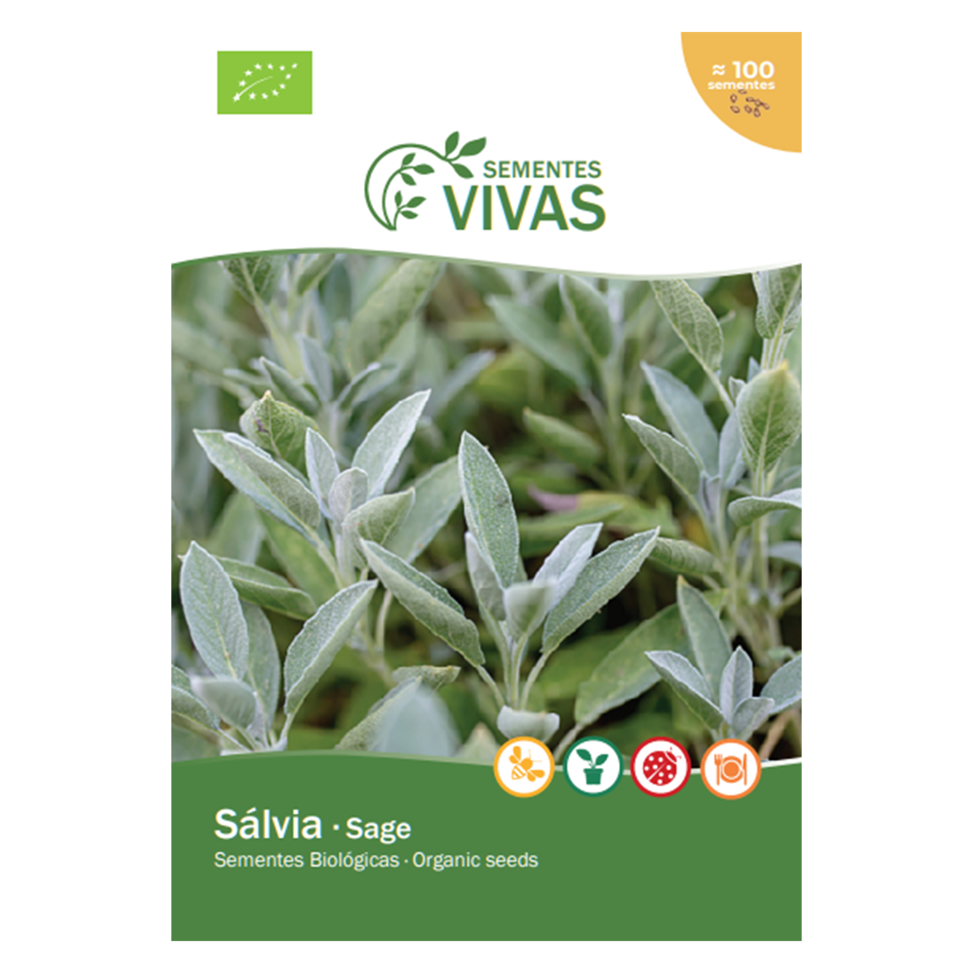 Salvia Bio 1 G SEMENTES VIVAS