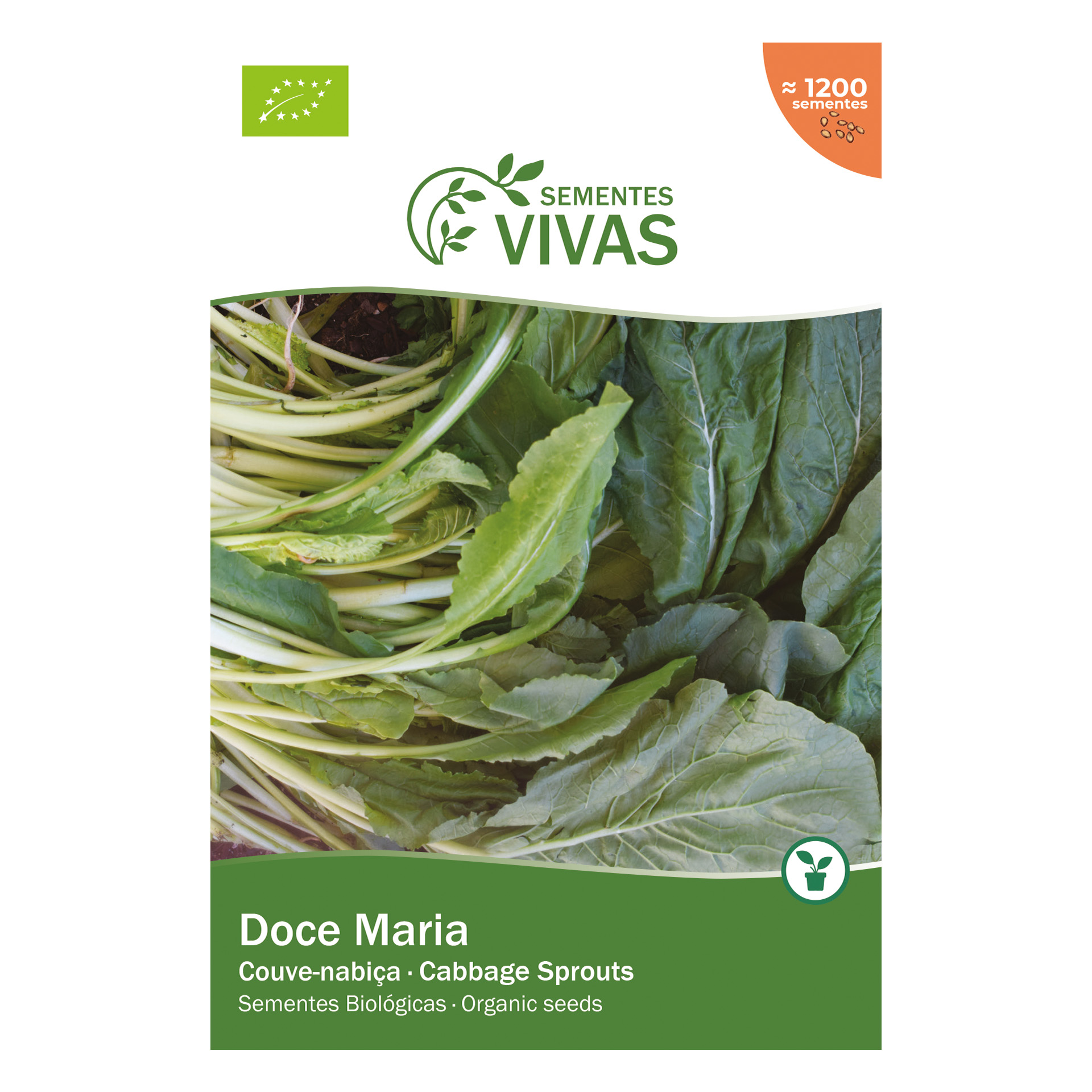 Couve Nabiça 1,5 G SEMENTES VIVAS