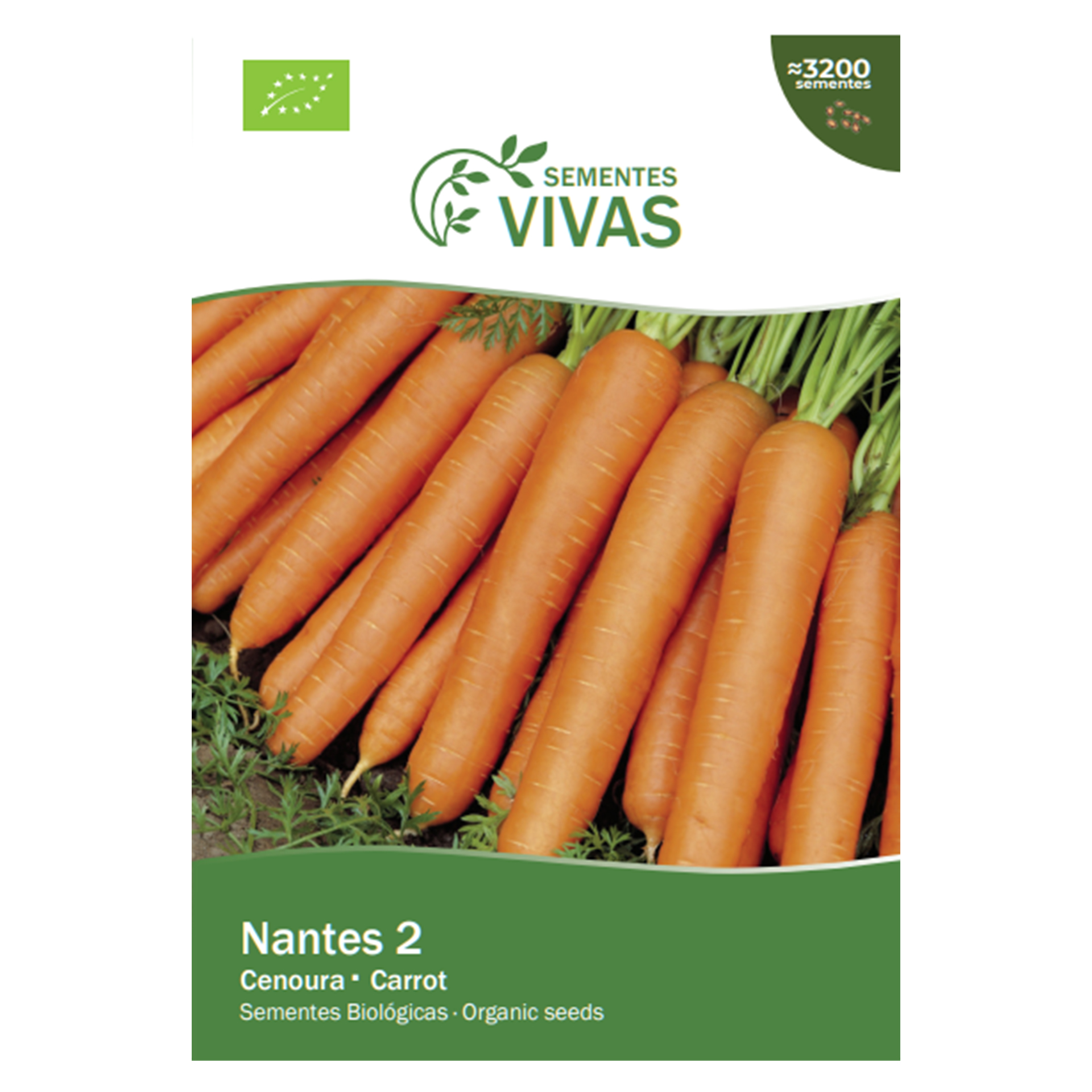 Cenoura Nantes 2 2 G SEMENTES VIVAS