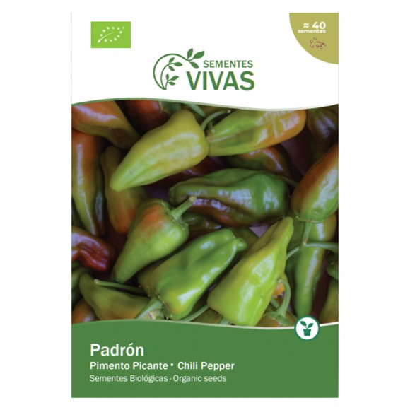 Pimento Padron Bio 0,5 G SEMENTES VIVAS
