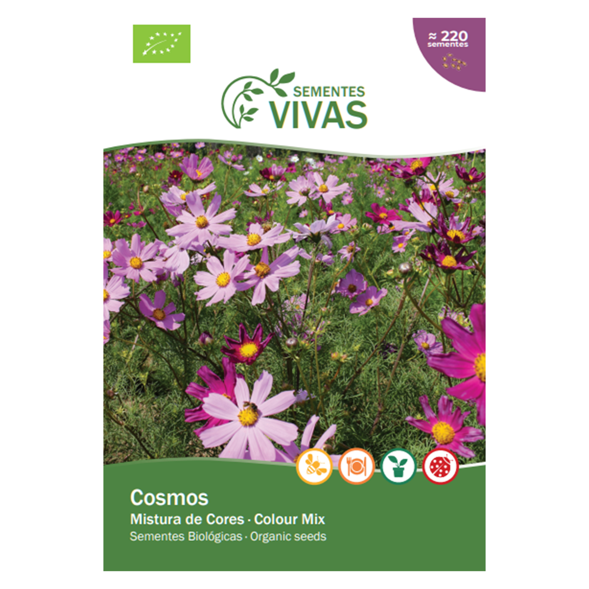 Cosmos Mixed 1 G SEMENTES VIVAS